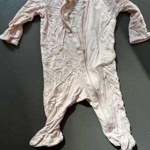 Carter's 2 Way Zipper Pink One Piece Footie